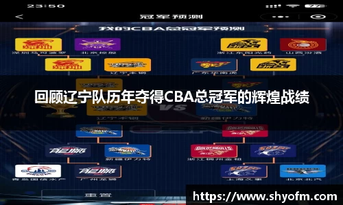 回顾辽宁队历年夺得CBA总冠军的辉煌战绩